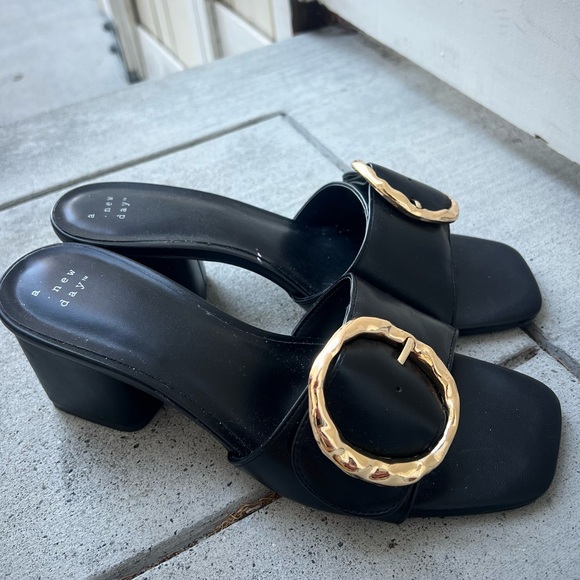 Buckle Mule Heel - Picture 1 of 5